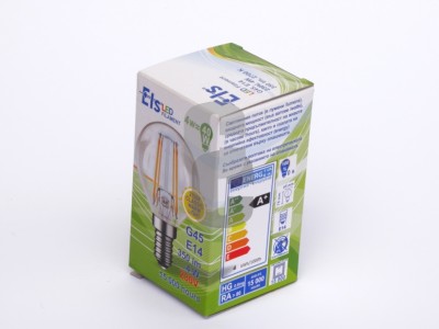 Крушка LED ФИЛАМЕНТ топче E14 - 4W=40W G45